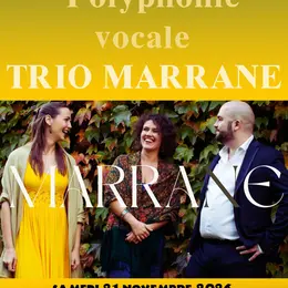 Polyphonie vocale avec le Trio Marrane