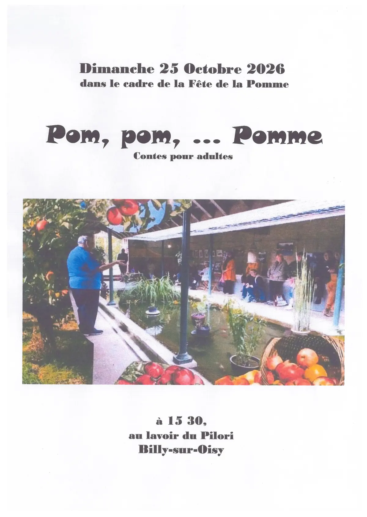 Pom, pom, ... Pomme : contes pour adultes