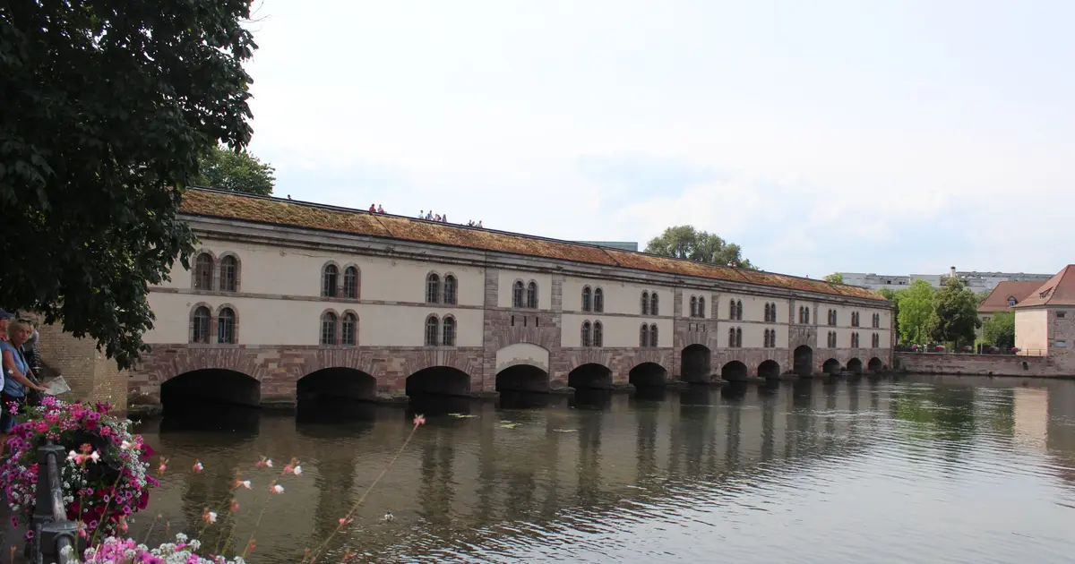 Le pont couvert à Strasbourg