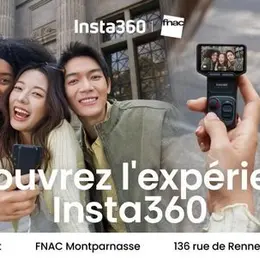 Pop-Up Store Insta360 à la Fnac Montparnasse de Paris