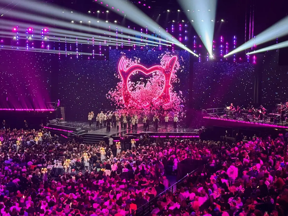 Le spectacle des Enfoirés 2026 a été enregistré à l'Accor Arena en janvier dernier