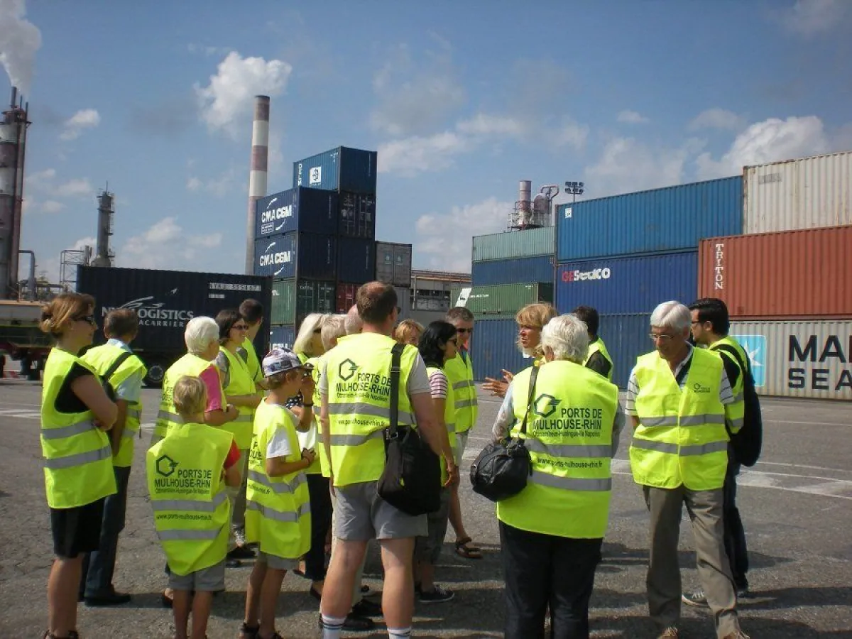 Une visite guidée du Port d'Ottmarsheim