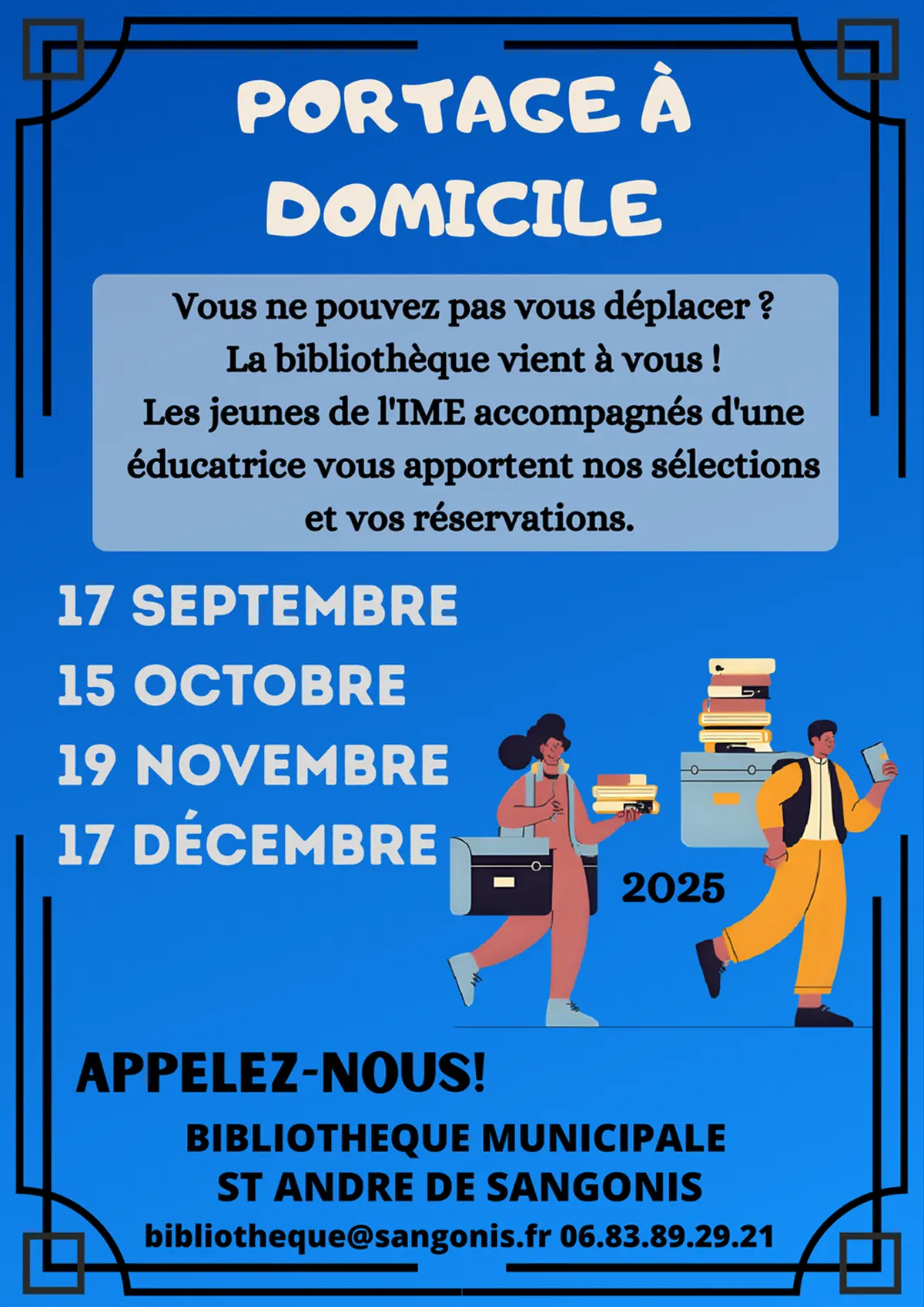 Portage De Livres à Domicile