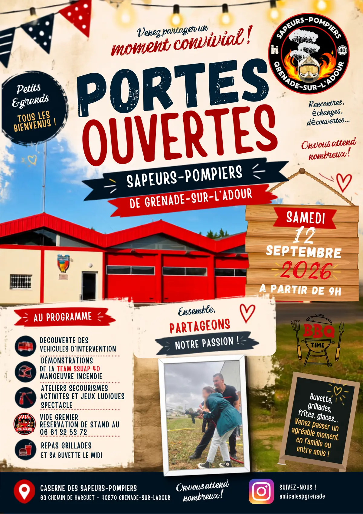 Porte ouverte des sapeurs-pompiers