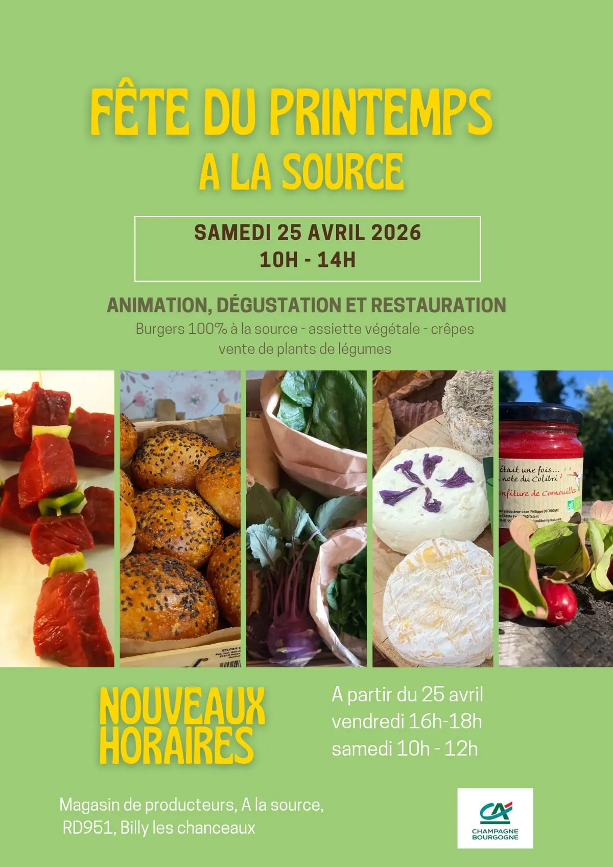 PORTE OUVERTE et animations Magasin de producteurs