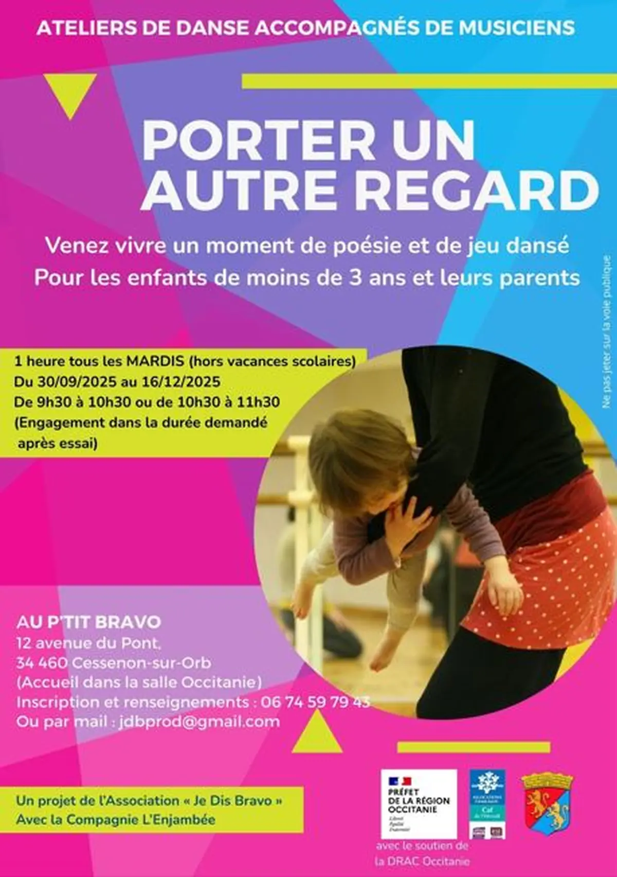 Porter Un Autre Regard : Ateliers De Danse Parents - Jeunes Enfants