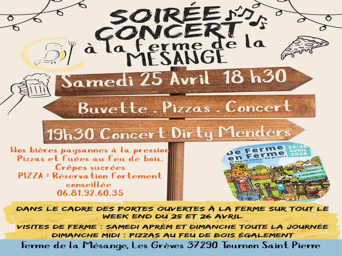 Portes ouvertes à la Ferme et soirée concert