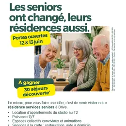 Portes ouvertes à la Résidence services sénior Les Jardins d'Arcadie Brive