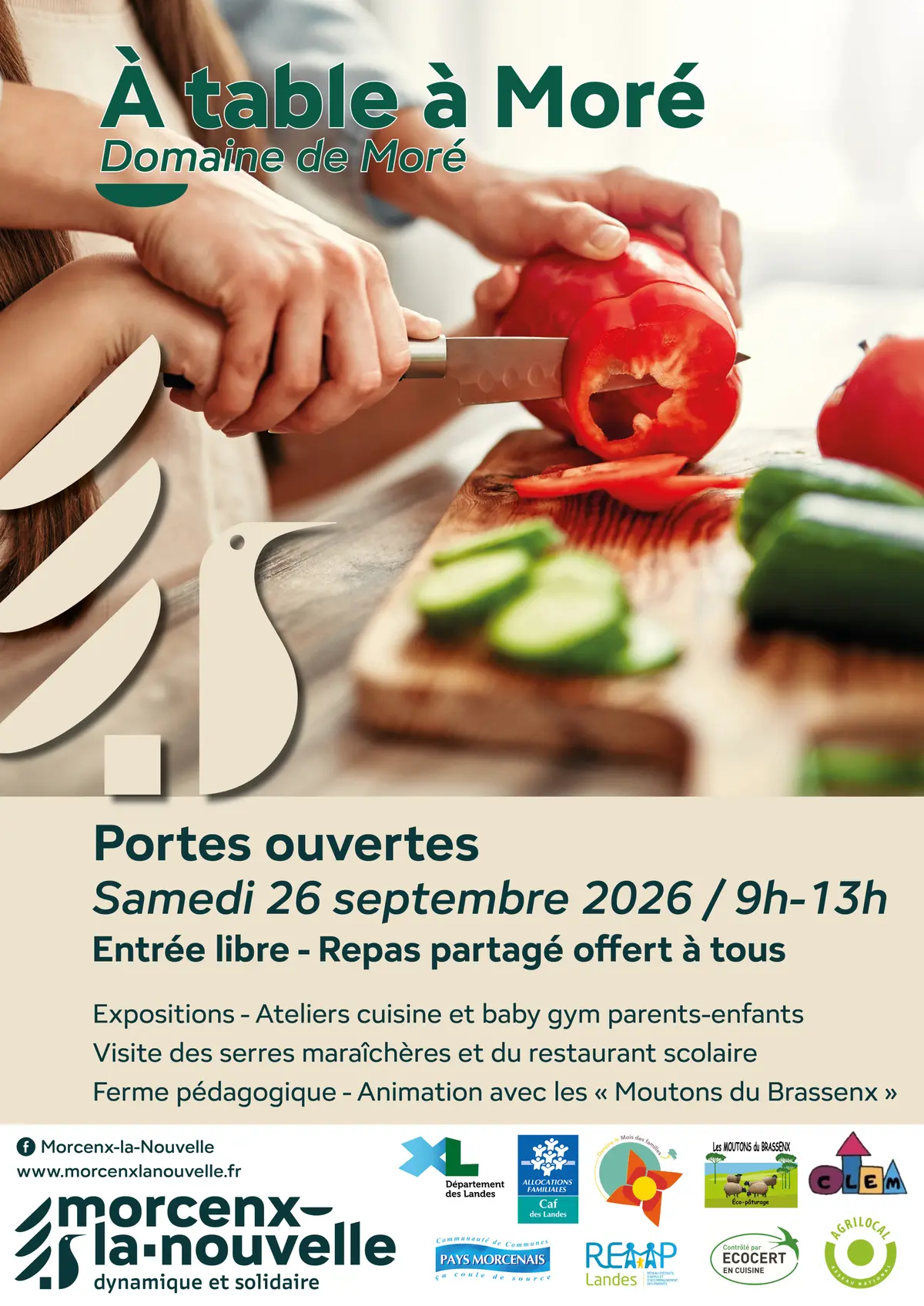 Portes Ouvertes - À table à Moré