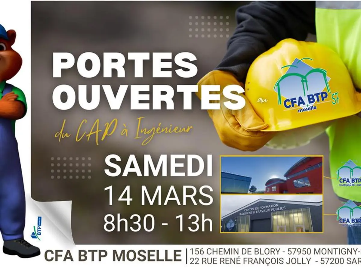 Portes Ouvertes au CFA BTP Moselle