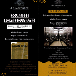 Portes ouvertes au Champagne J. Charpentier