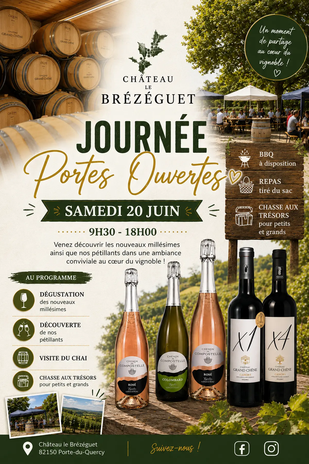 Portes Ouvertes au Chateau Le Brézéguet
