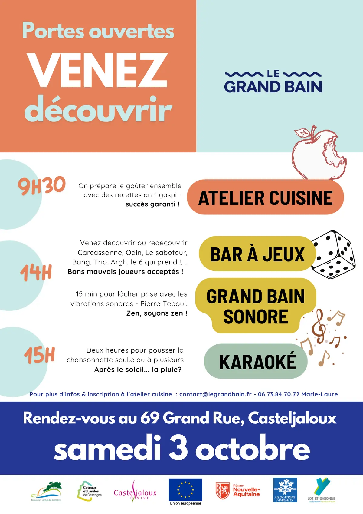 Portes ouvertes au Grand bain