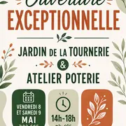 Portes ouvertes au Jardin de la Tournerie et  à l'Atelier Poterie C'DECO'LOMBINS