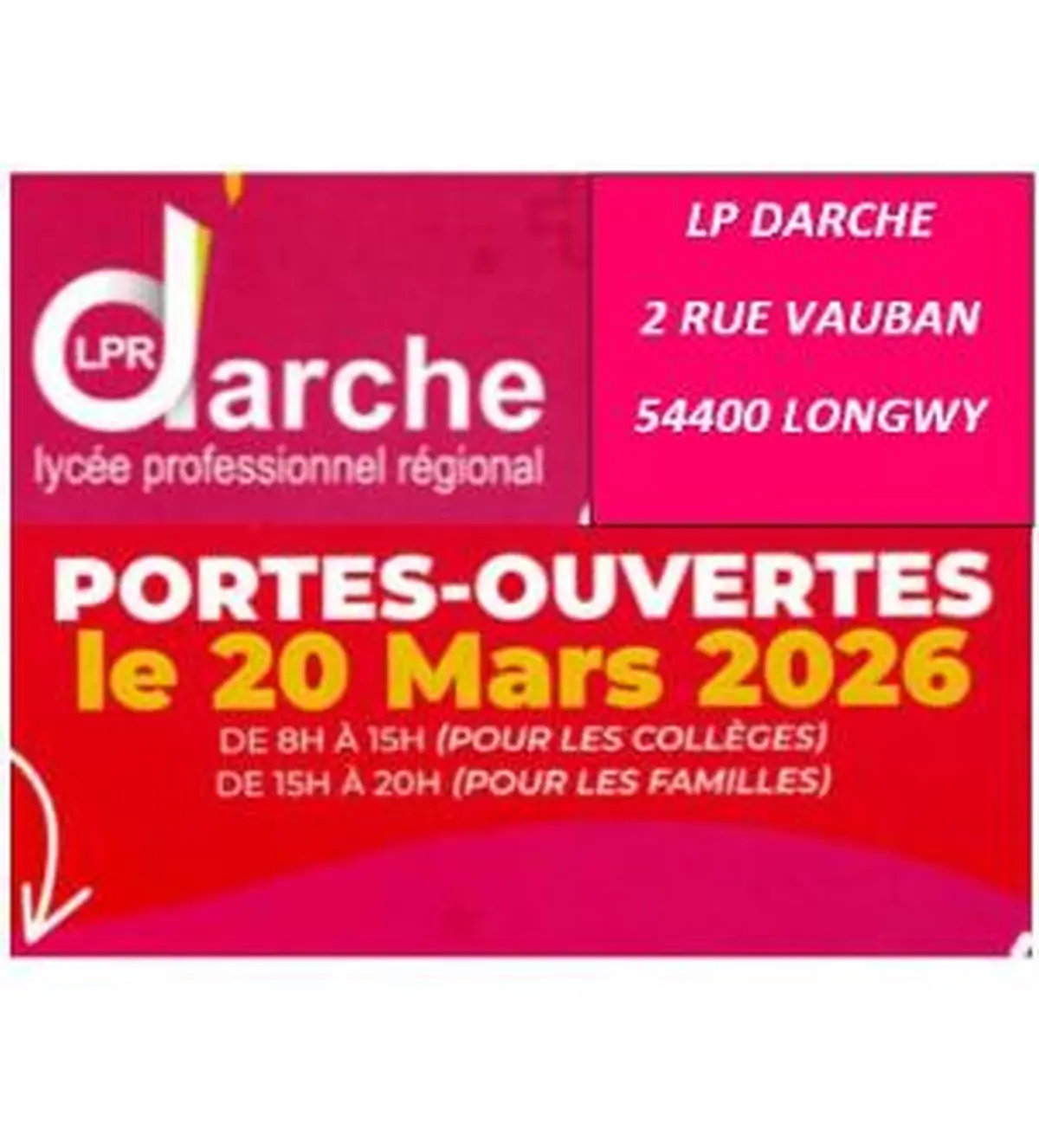 Portes ouvertes au lycée professionnel Darche