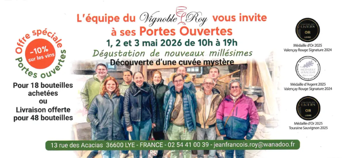Portes ouvertes au Vignoble Roy