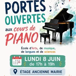 Portes ouvertes aux cours de piano