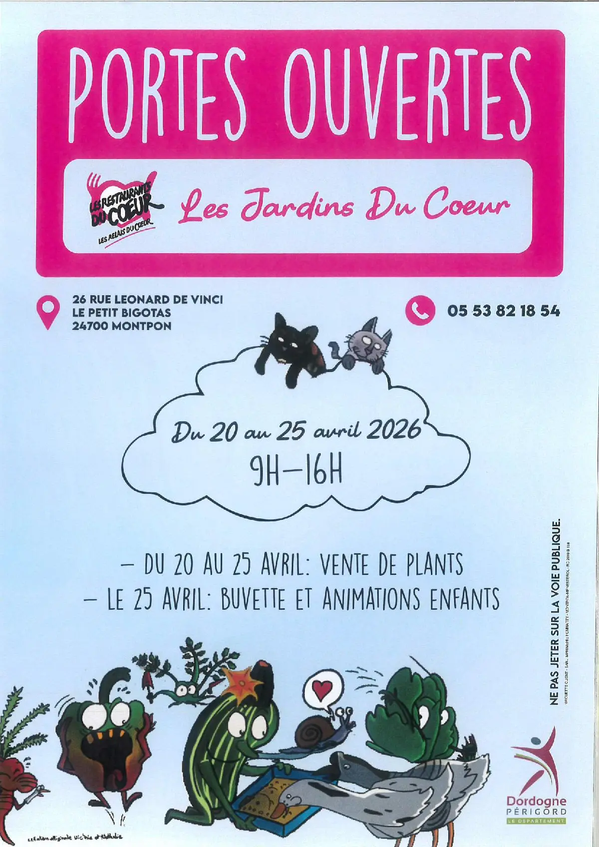 Portes ouvertes aux jardins du coeur