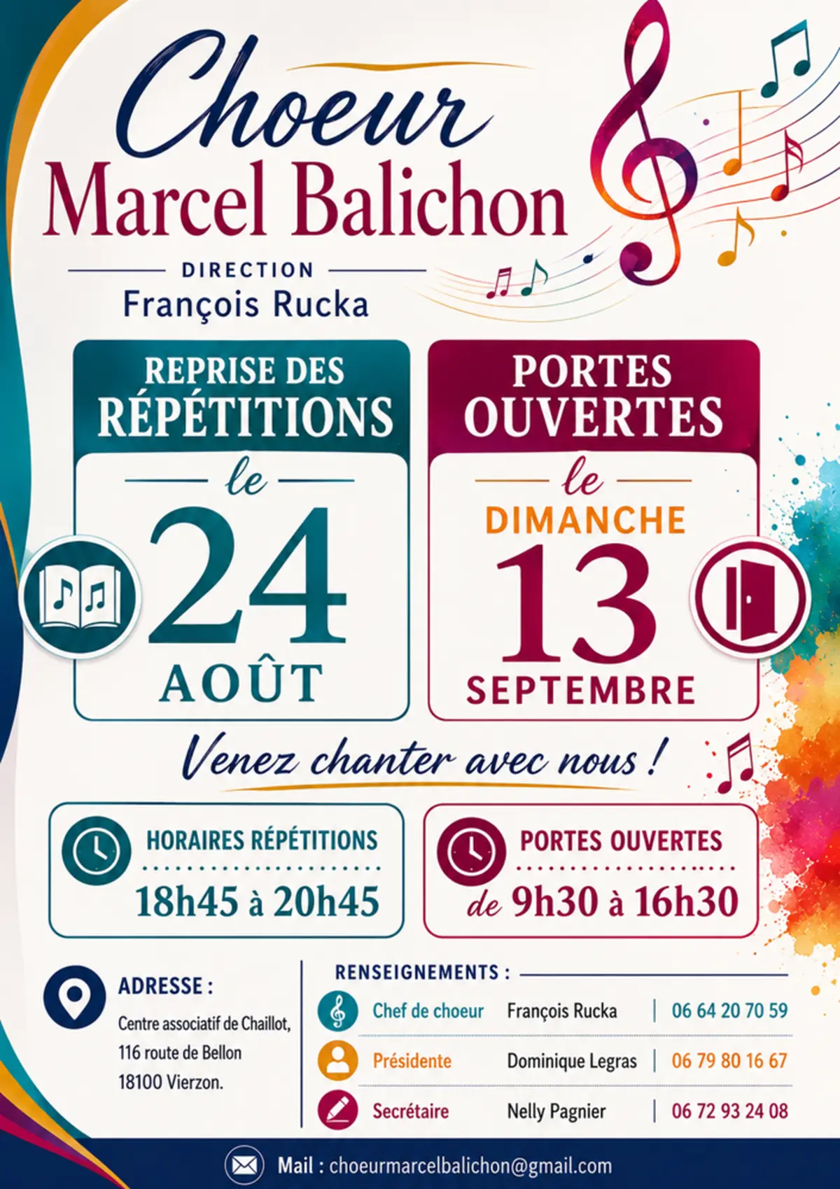 Portes ouvertes Choeur Marcel Balichon