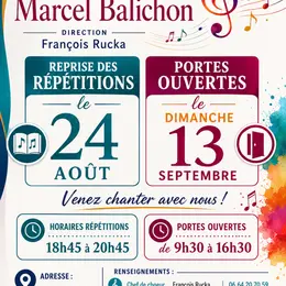 Portes ouvertes Choeur Marcel Balichon