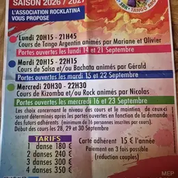 Portes ouvertes de Kizomba et de Rock