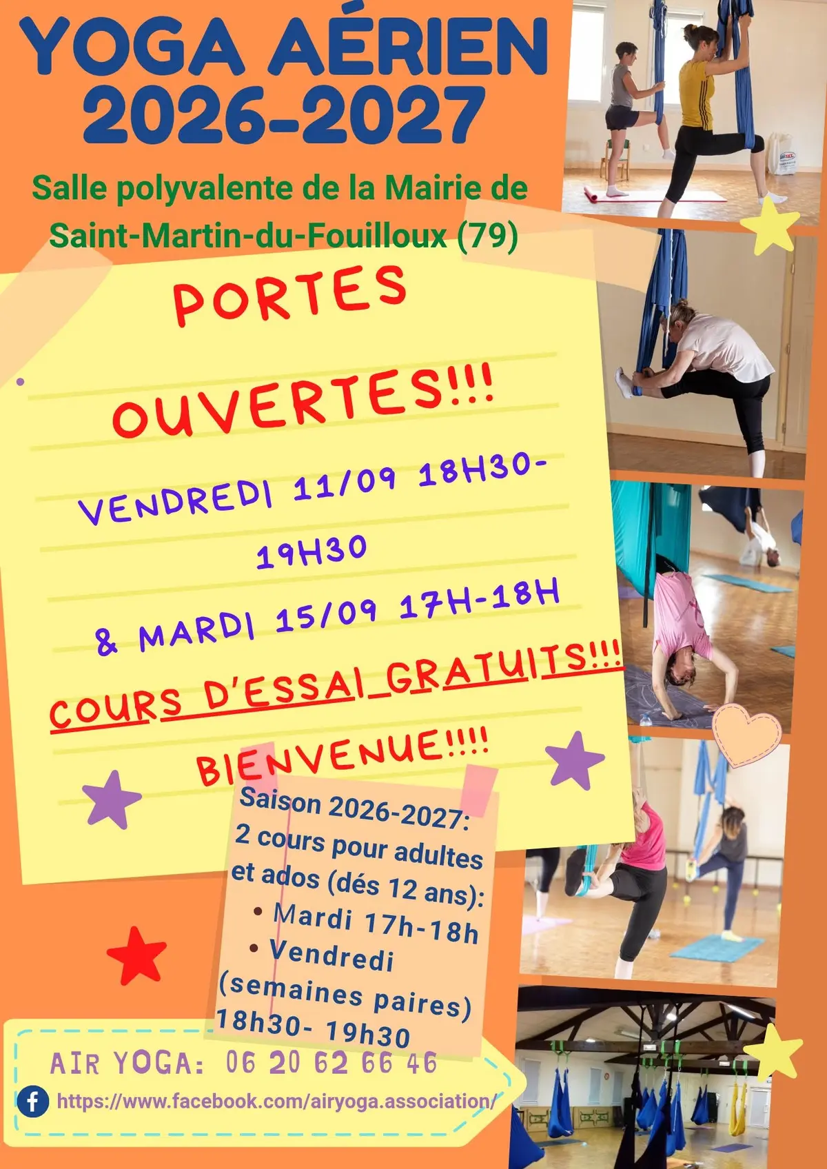 Portes ouvertes de l'association Air Yoga
