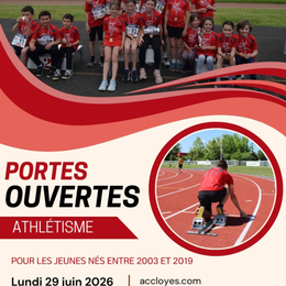 Portes ouvertes de l'école d'Athlétisme de Cloyes
