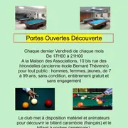 Portes ouvertes - Découverte du billard