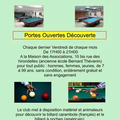 Portes ouvertes - Découverte du billard