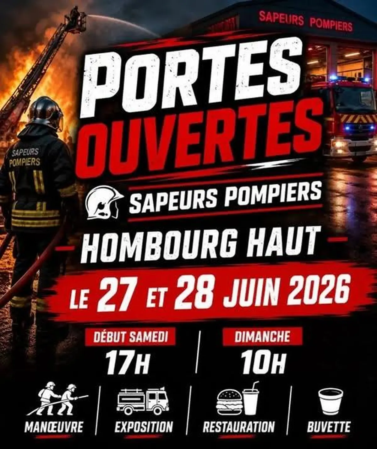 Portes ouvertes des sapeurs-pompiers de Hombourg-Haut