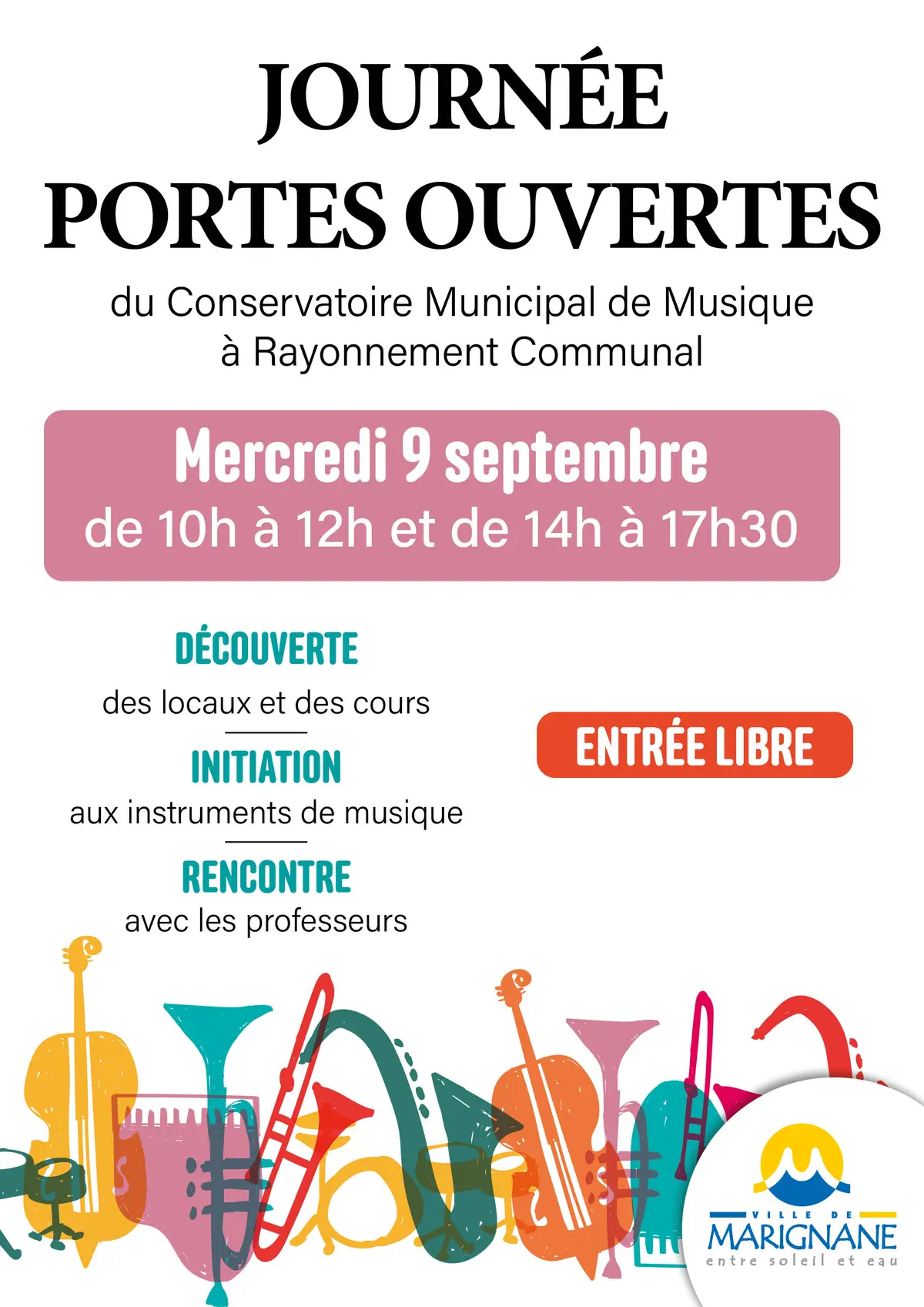 Portes ouvertes du conservatoire de musique à rayonnement communal