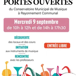 Portes ouvertes du conservatoire de musique à rayonnement communal