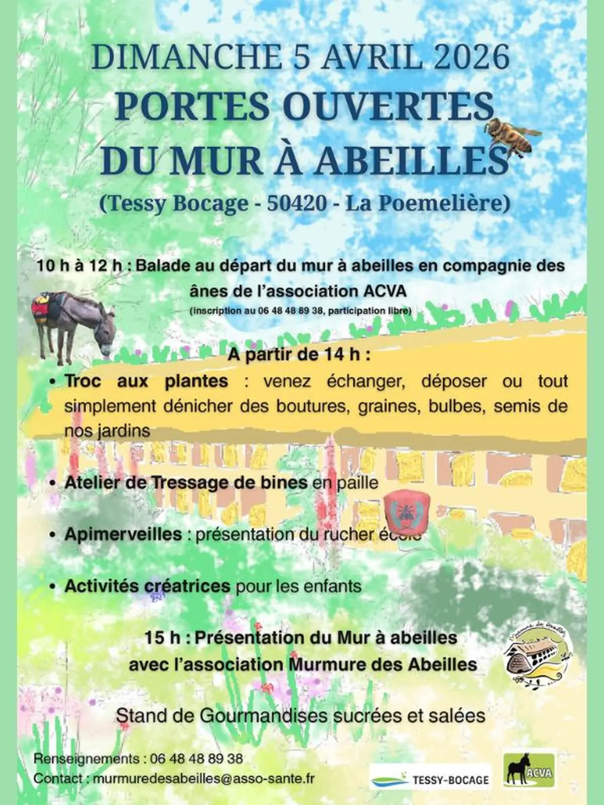 Portes ouvertes du mur à abeilles