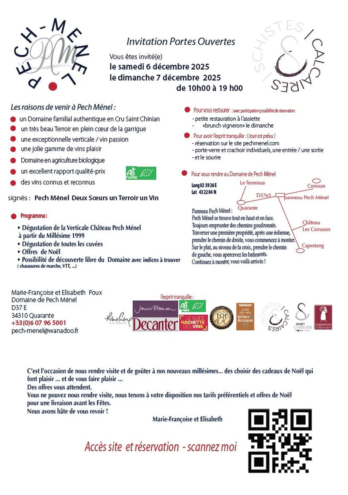 Portes Ouvertes Du Pech Menel