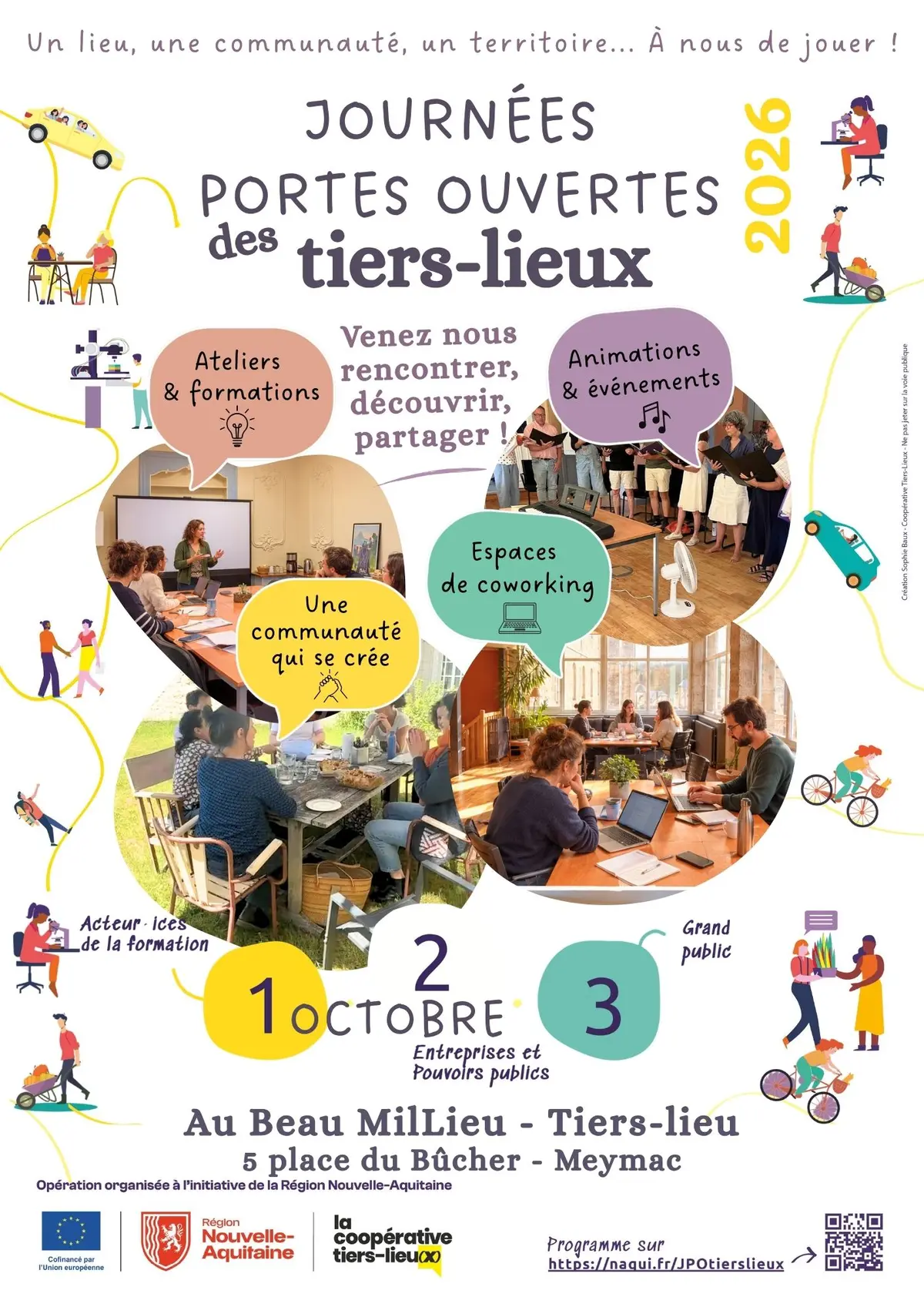 Portes ouvertes du tiers-lieu Au Beau MilLieu - Rencontre avec l'atelier 1000 Vélos