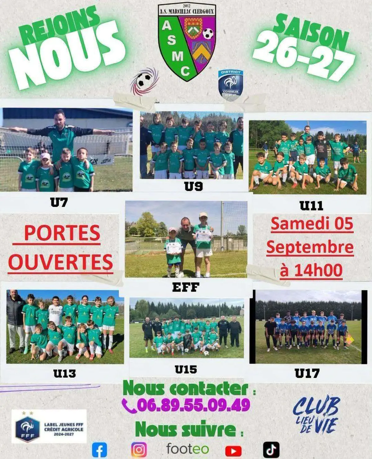 Portes ouvertes Ecole de Foot