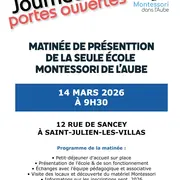 Portes ouvertes école Montessori dans l'Aube
