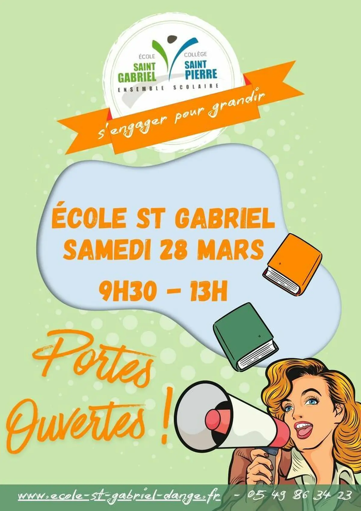 Portes Ouvertes école St-Gabriel - Le 28/03