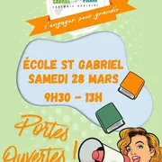 Portes Ouvertes école St-Gabriel - Le 28/03