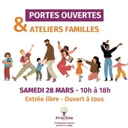 Portes ouvertes et Ateliers famille à l'Ecole Fractale de Chauray
