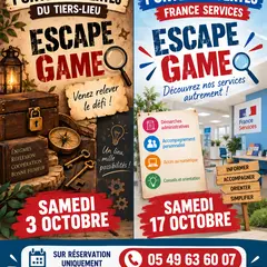 Portes ouvertes France Services - Escape Game
