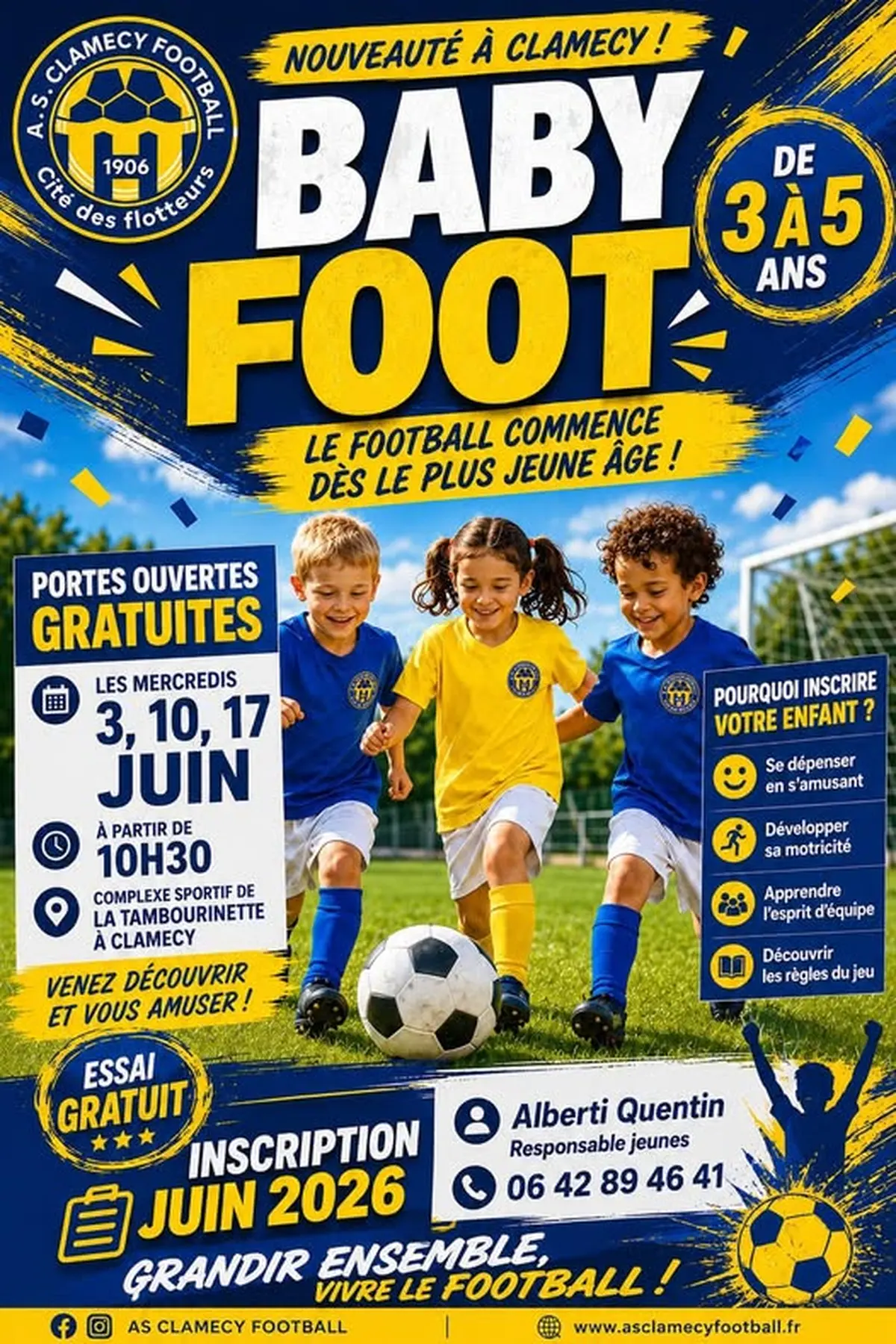Portes ouvertes gratuites de l'A.S. Clamecy Football - Baby Foot