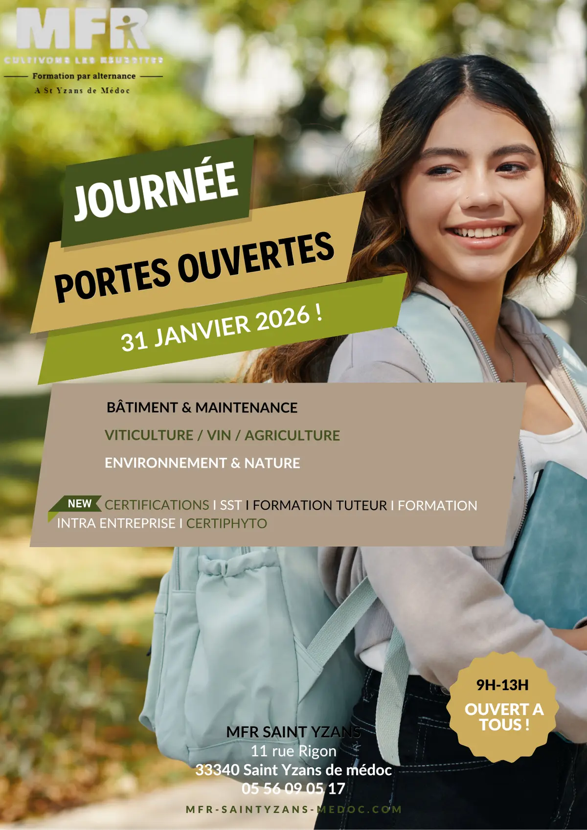 Portes Ouvertes MFR St-Yzans