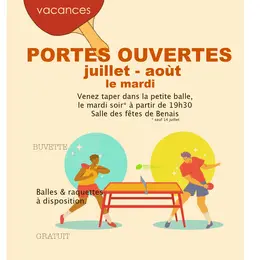 Portes ouvertes Tennis de table