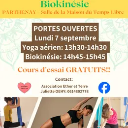 Portes ouvertes : yoga aérien et biokinesie