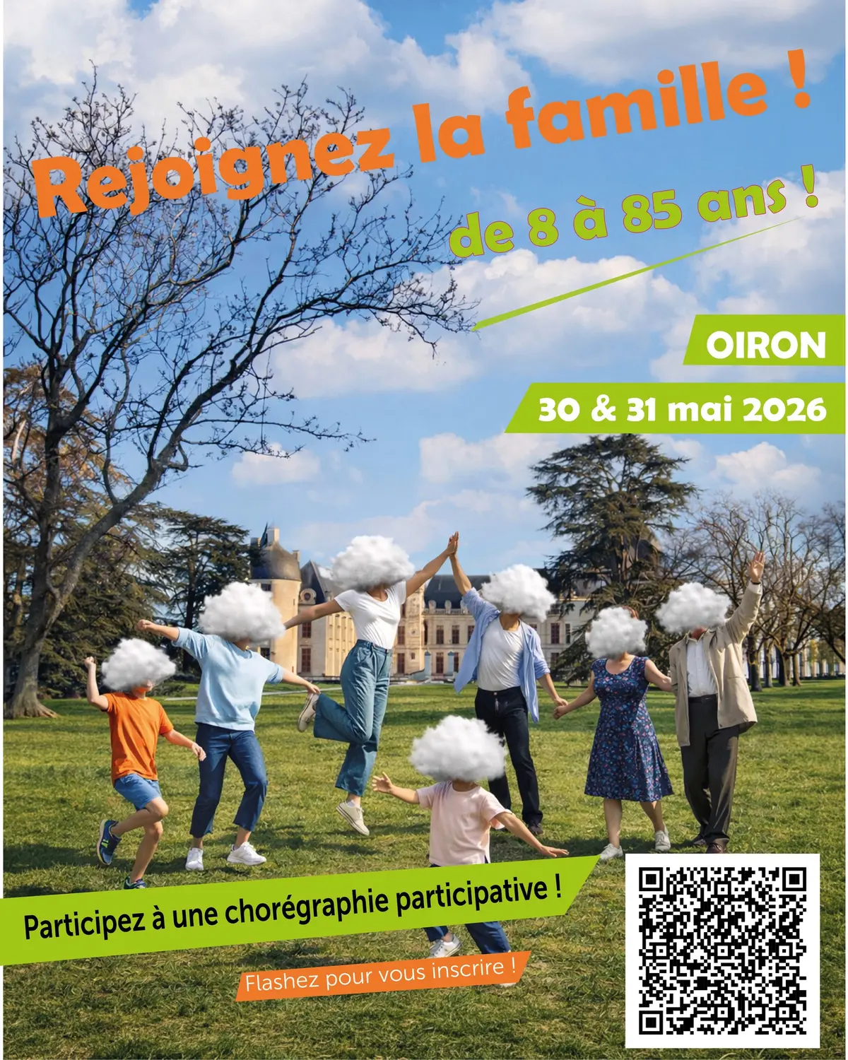 Portraits de famille : Une performance chorégraphique participative