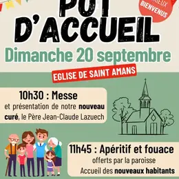Pot d'accueil de la paroisse