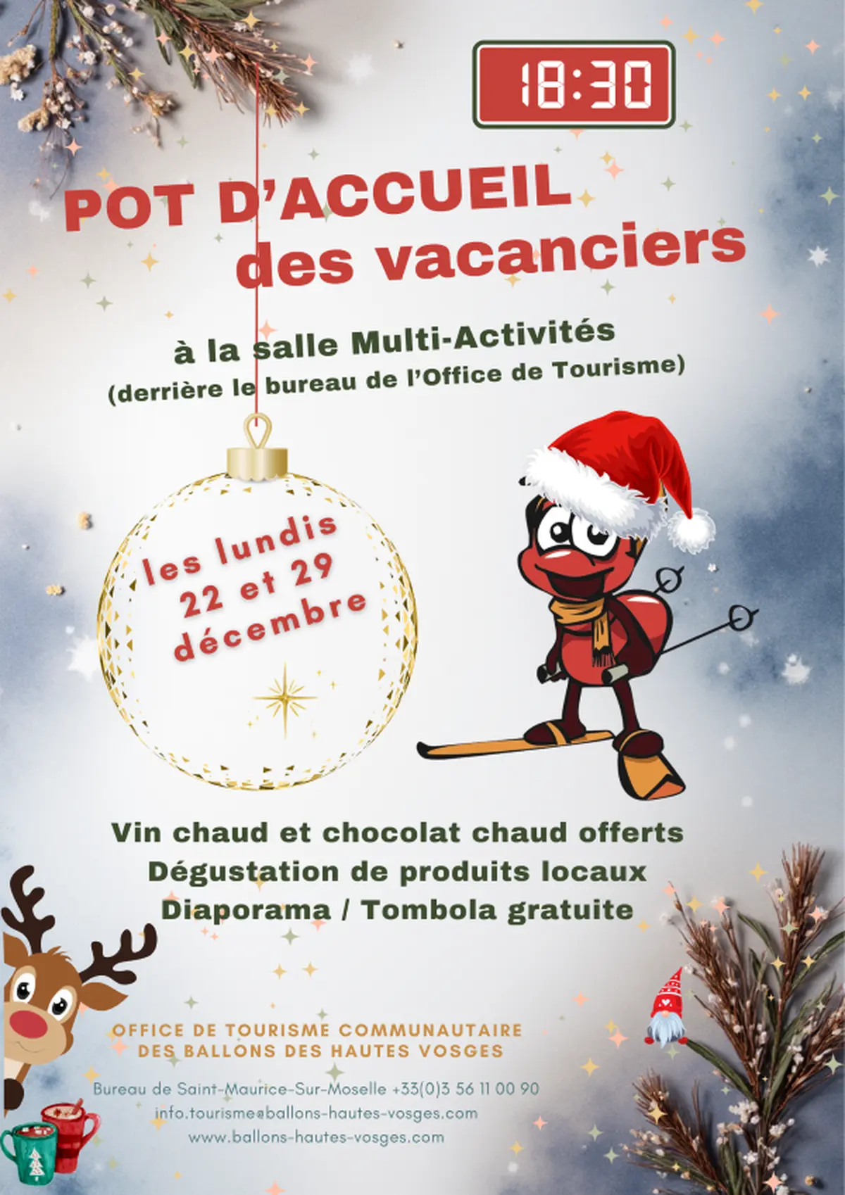 Pot d'accueil des vacanciers