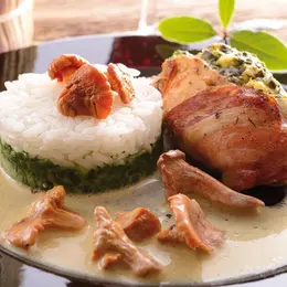 Poulet aux girolles
