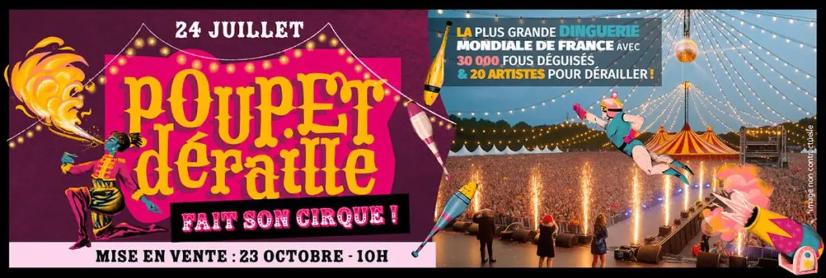 Poupet Déraille et fait son cirque en 2026